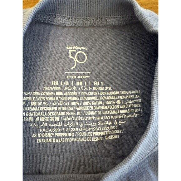 WDW 50th Anniversary Spirit Jersey October 1st Epcot Large Walt Disney World - Picture 10 of 10